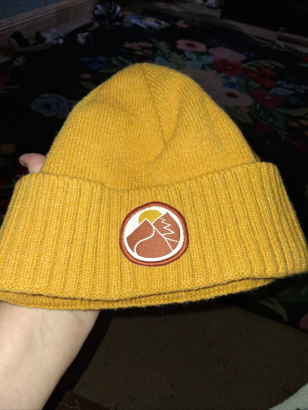 Patagonia Beanie Hat Mustard Color